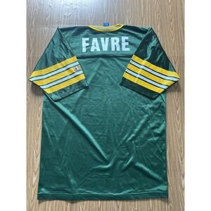 Vintage Green Bay Packers Favre NFL 90s Champion Blank Jersey Size 48